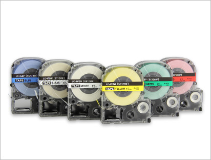 What is the use of label tape cassette?