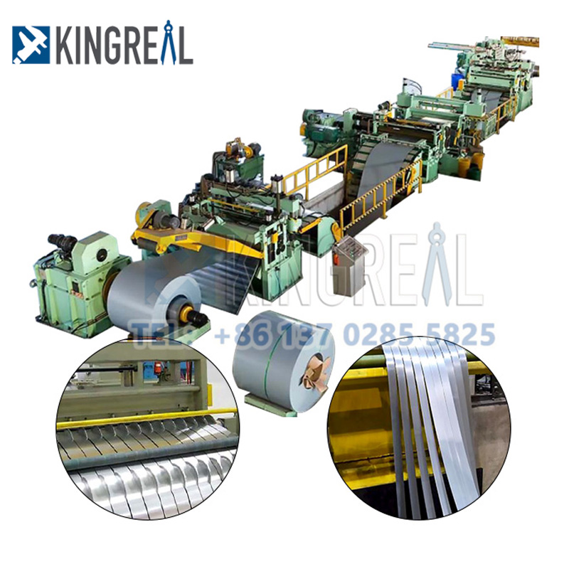 Features and components of a coil slitting machine