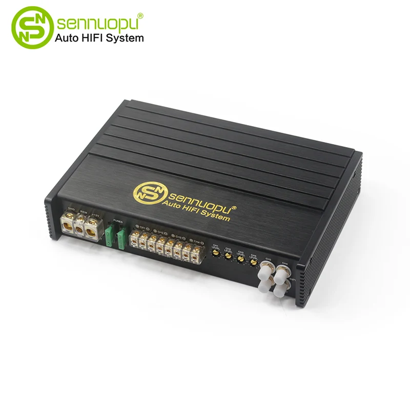 Elevate Your In-Car Sound with the HQ-200.4A Class AB 4-Channel Amplifier