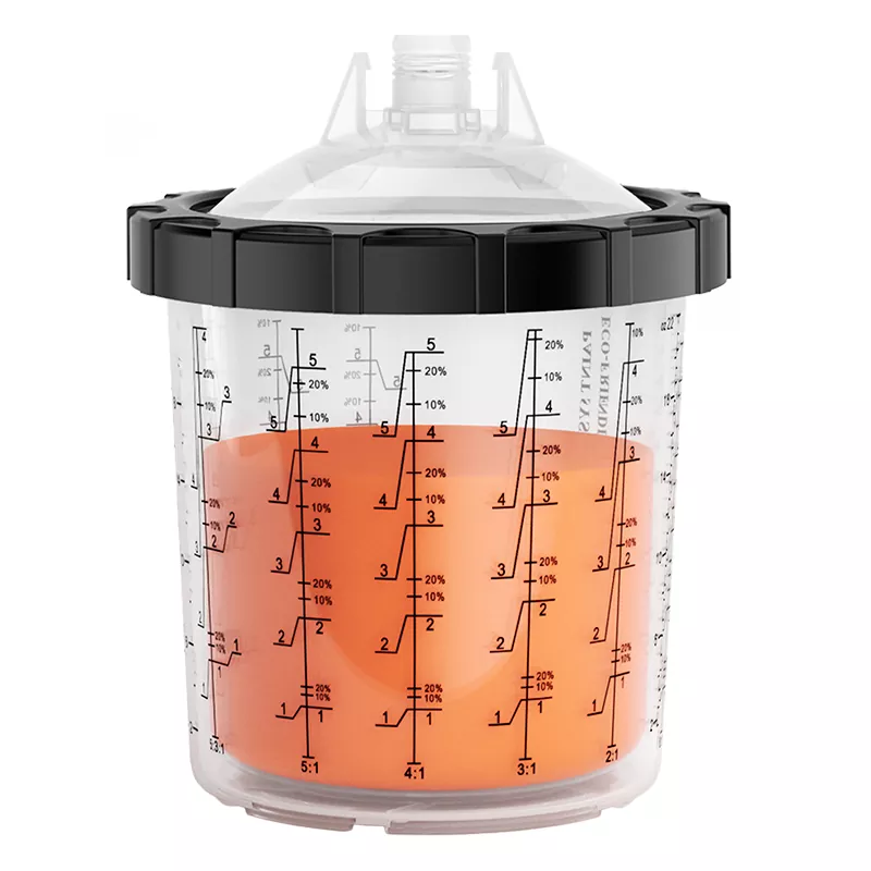 What is the feature of Disposable Paint Cup System